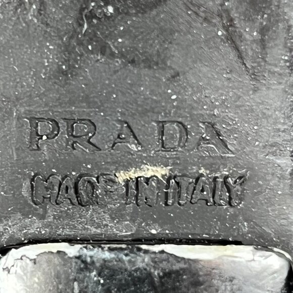 PRADA Women's Nero Calzature Donna Nappa Sport Ankle Bootie EU 38 US Size 7.5 - Picture 7 of 12